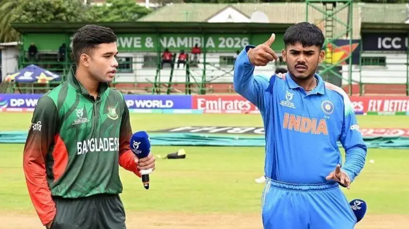 India-Bangladesh U-19 Captains Skip Toss Handshake Amid Political Tensions
