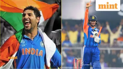 Abhishek Sharma's 14-Ball Fifty Powers India to Victory, Yuvraj Singh's Playful Dig Goes Viral