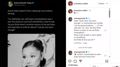 Ariana Grande Clarifies No New Album Before May, Fans Appreciate Honesty