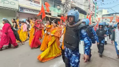 Bhojshala Sees Saraswati Puja and Friday Namaz Under Supreme Court Order Amid Heavy Security