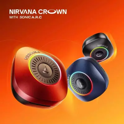 Boat Launches Nirvana Crown TWS with Rotating Crown Case & 50dB ANC