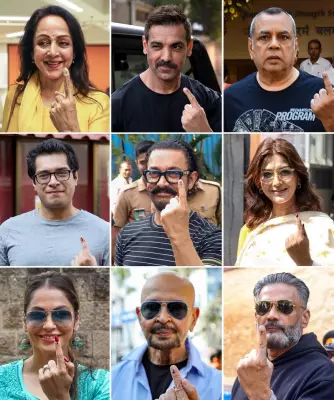 Bollywood Stars Cast Votes in Mumbai Civic Polls, Advocate for a Cleaner City