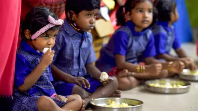 Chhattisgarh Mid-Day Meal Cooks Protest Indefinitely Over Rs 66 Daily Wage