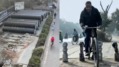 Delhi's Cycle Tracks Fail Commuters: Lanes Blocked, Cyclists Risk Lives on Roads