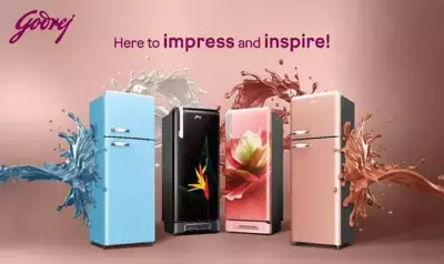 Godrej Launches Fluid Curved Door Refrigerators with Advanced Tech Features