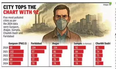 Haryana Air Crisis: 98% Towns Fail PM2.5 Norms in 2024, Only 2 Meet Clean Air Standards