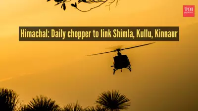 Helicopter Services Launch in Himachal: Shimla to Kullu & Kinnaur from Jan 14