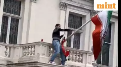 Iran Embassy Flag Removed in London Protest, 2 Arrested Amid Global Demonstrations