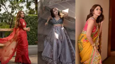 Jiya Shankar's Ethnic Style: 7 Surreal Saree & Lehenga Looks for Wedding Inspiration