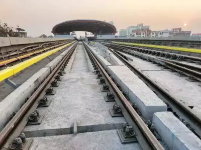 Kanpur Metro Hits Milestone: Third Rail Installed on 5.3 km Baradevi-Naubasta Stretch