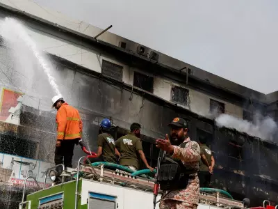 Karachi Fire Death Toll Climbs to 10, Dozens Remain Missing in Gul Plaza Blaze