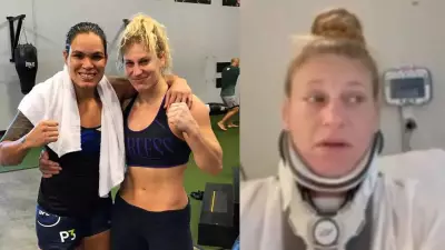 Kayla Harrison Tears Up After UFC 324 Fight Cancellation Due to Neck Surgery