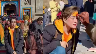 Model-Turned-Ascetic Harsha Richharia Takes Holy Dip in Narmada on Makar Sankranti