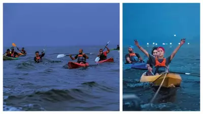 Mumbai's Juhu Beach Hosts Moonlight Kayaking for 2026's First Supermoon