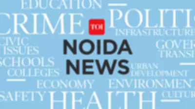 Noida's Sector 18 Metro Road: Broken Surface, Exposed Iron Bars Pose Daily Risk to Pedestrians