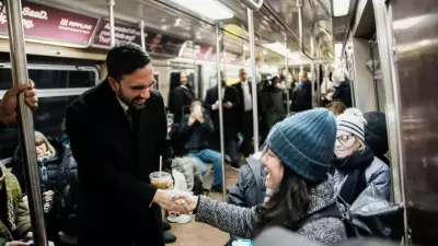 NYC Mayor Zohran Mamdani's Symbolic Subway Commute Goes Viral on Day 1