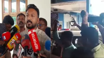 Palakkad MLA Rahul Mamkootathil Sent to 14-Day Judicial Custody, BJP & DYFI Protest