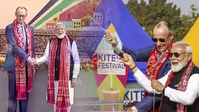 PM Modi & German Chancellor Merz Fly Kites in Ahmedabad, Marking 25 Years of Strategic Ties