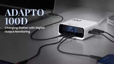 Portronics Adapto 100D Launches in India: 100W Desktop Charger with Smart LCD Display