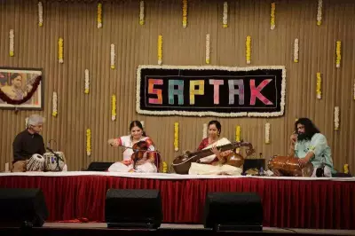 Saptak 2024 Finale: Kirwani's Colorful Journey Captivates Ahmedabad Audience