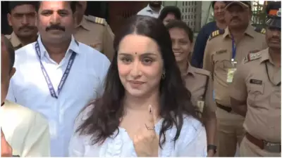 Shraddha Kapoor Casts Vote in BMC Elections, Joins Bollywood Stars at Polling Booths