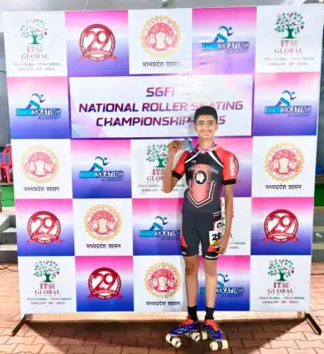 Skater Gaurish Wins Laurels for India at International Competition