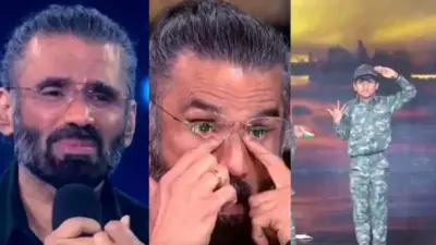 Suniel Shetty Tears Up Over 'Sandese Aate Hain' Performance on Super Dancer 4
