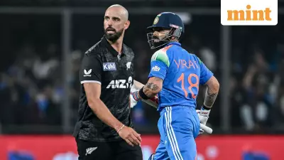 Virat Kohli's Classy Gesture: Gifts Signed Jersey to Daryl Mitchell After ODI Defeat