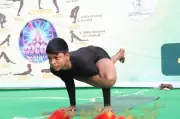 10,000 Perform Mass Surya Namaskar in Srikakulam for Ratha Saptami