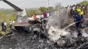 Ajit Pawar's Plane Crashes in Baramati, Catches Fire and Explodes Multiple Times