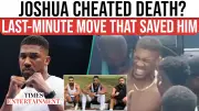 Anthony Joshua's Fateful Seat Swap: How a Last-Minute Move Saved His Life in Nigeria Crash