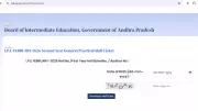 AP Inter 2026 Hall Tickets Released: BIEAP Issues Practical Exam Admit Cards