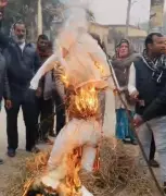 Bihar Farmers Burn Effigy, Demand Rs 400/quintal as Cane Price Hike Called 'Fraud'