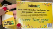 Blinkit's New Year Surprise: Delivery Agent's Personal Touch Wins Hearts Online