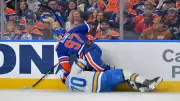Blues' Sundqvist Suffers Deep Ankle Cut in Collision with McDavid
