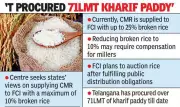 Centre Seeks States' Views on 10% Broken Rice Limit for FCI Supply
