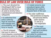 Chhattisgarh High Court Issues Stern Warning to Police Over Custodial Abuse