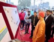 CM Yogi Inspects Gorakhpur-Pipraich 4-Lane Road, Directs Timely Completion