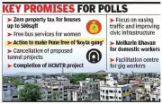 Congress Pune Manifesto: Zero Tax for 500sqft Homes, Free Bus for Women