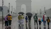 Delhi-NCR Sees Temperature Drop as Rain, Thunderstorms Hit Region; IMD Issues Yellow Alert