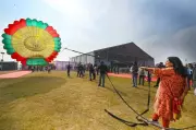 Delhi's Baansera Park Hosts International Kite Festival with Global Artists