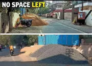 Deo Nagar Lanes Choked by Construction Debris, Nagpur Residents Demand Action