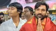 Dhanush Visits Tirupati Temple with Sons, Fans Go Viral for Selfies