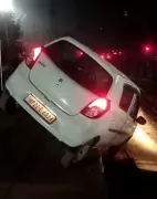 Drunk Driver's Car Plunges onto Tracks at Chandigarh Railway Station, Major Tragedy Averted