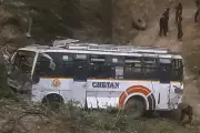 Elderly Woman Killed, Four Injured as Bus Plunges Down Hill in Mandi