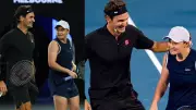 Federer and Barty Share Heartwarming Parenting Chat at Australian Open Legends Match
