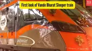 First Look: India's Vande Bharat Sleeper Train Unveiled in Delhi