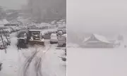 Fresh Snowfall in Himachal's High Hills Brings Joy, Disrupts Traffic in Lahaul-Spiti & Kullu