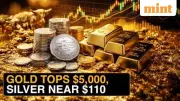 Gold Hits $5,000, Silver Tops $100: Precious Metals Soar on Global Fears