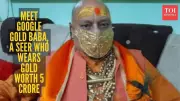 Google Golden Baba's Gold Ornaments Worth ₹5 Crore Steal Show at Prayagraj's Magh Mela